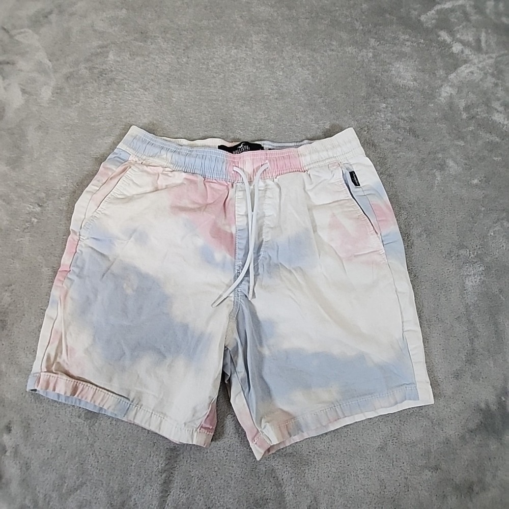 Hollister California Shorts Mens Small Multi-Color Tye Dye Jogger Activewear